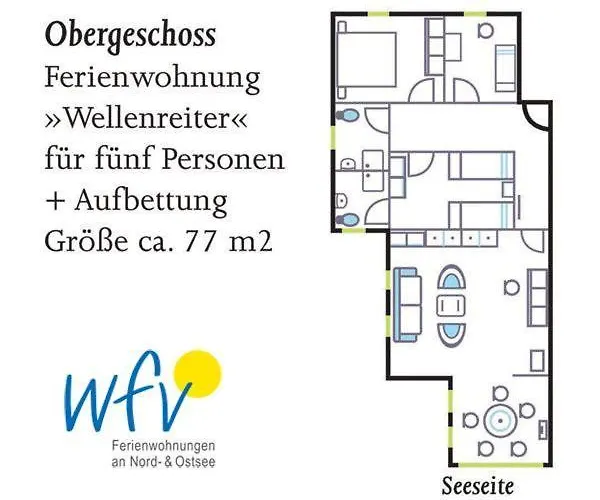 Lejlighed Weisses Roessl Wellenreiter Binz